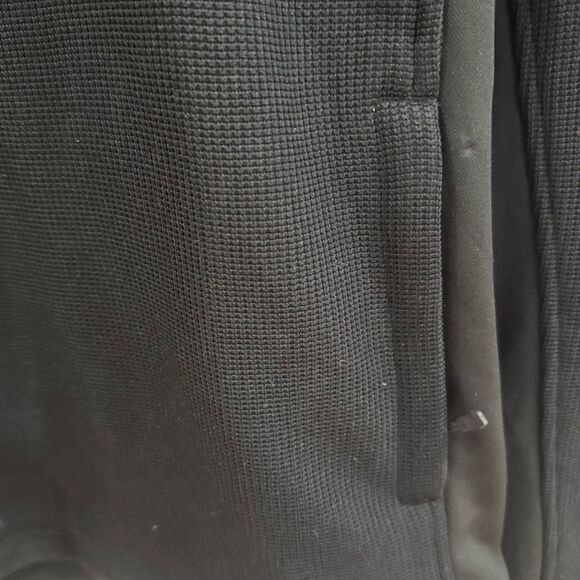 Spyder NWT Men’s Black Gridweb Fleece lined 1/2 Zip pullover size large NWT - Picture 3 of 7